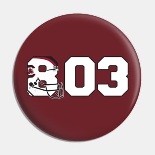 South Carolina 803 Pride Pin