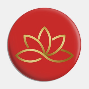 Lotus symbols Pin