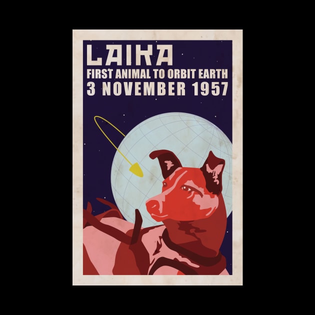 Laika Dog Soviet by MiljanaVuckovic