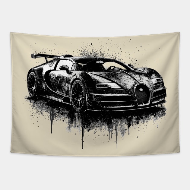 Bugatti Veyron Tapestry by Vehicles-Art