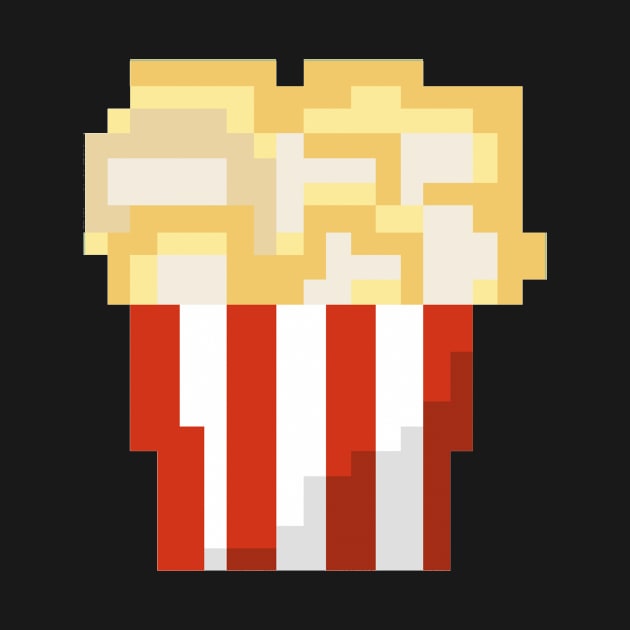 Pixel Art - popcorn full by Uwaki