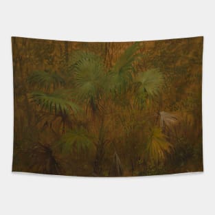 Thatch Palm, Jamaica by Frederic Edwin Church Tapestry
