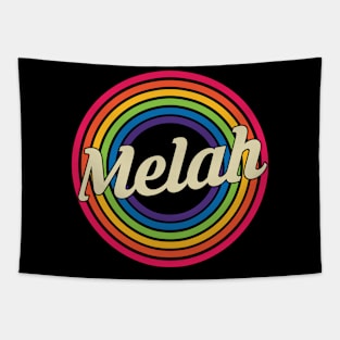 Melah - Retro Rainbow Style Tapestry