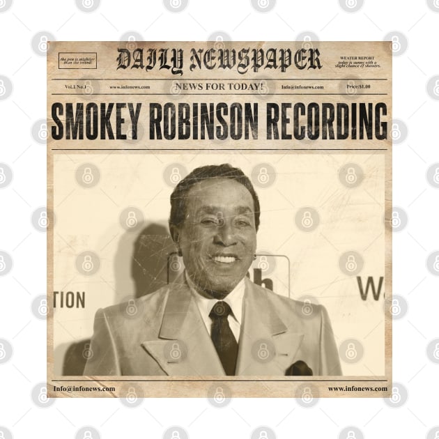 Smokey Robinson The King Of Motown by Angel arts