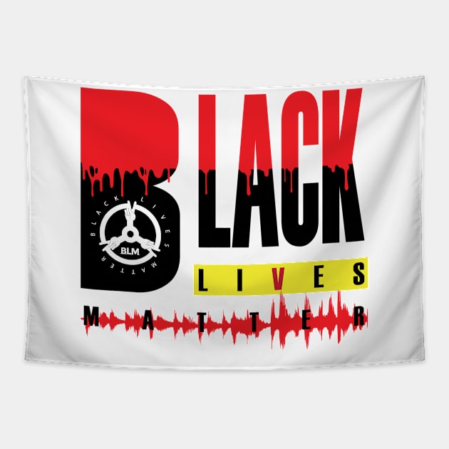 Cool Black lives matter BLM Tapestry by Duodesign