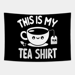 This is My Tea Shirt - Cup Of Tea Tapestry