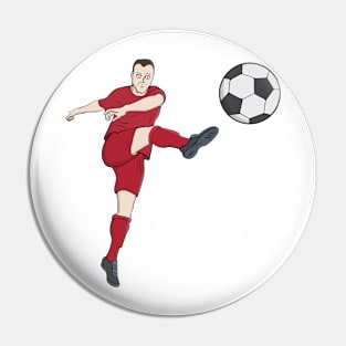 Awesome Football Kick Score a Goal in Soccer Pin