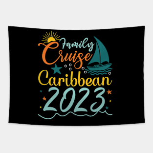 Family Cruise Caribbean 2023 Caribbean Vacay Cruise Squad Tapestry