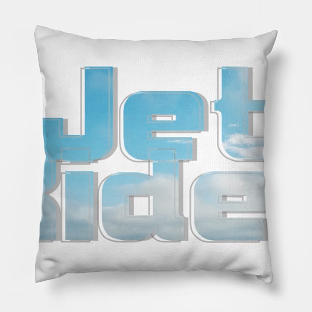 Jet Rider Pillow by afternoontees