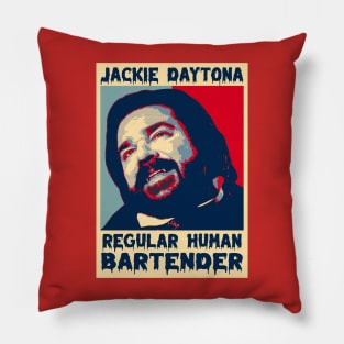 jackie daytona human BARTENDER Pillow