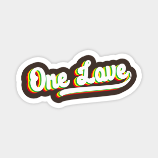 One Love (grunge) Magnet