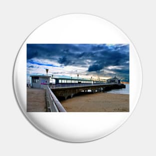 Bournemouth Pier And Beach Dorset Pin