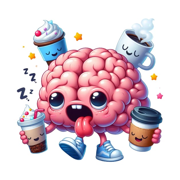 Brain Needs Coffee by Dmytro