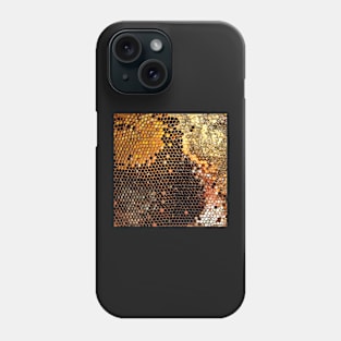 Honeycomb with pollen Phone Case