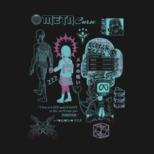 Meta Curse (cyan) T-Shirt