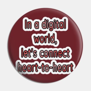 Heart-to-Heart Connections: Navigating the Digital Landscape Pin