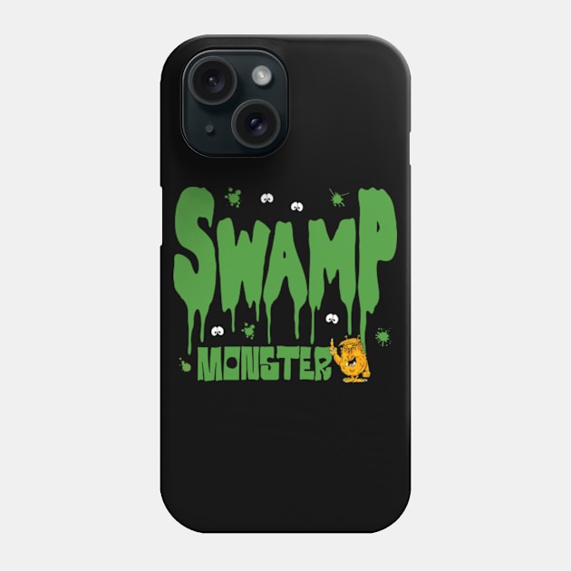 Swamp monster! Phone Case by brendanjohnson