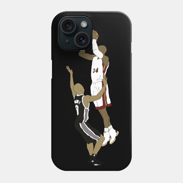 Ray Allen Clutch Three Phone Case by rattraptees