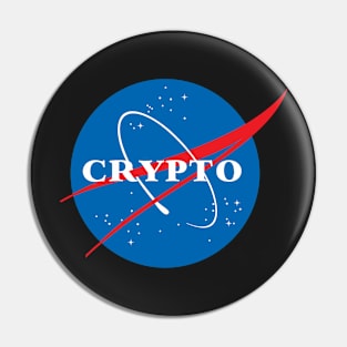 Crypto (NASA Logo) Parody Pin