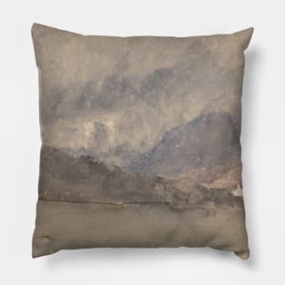 Capel Curig, Caernarvonshire, Wales by David Cox Pillow