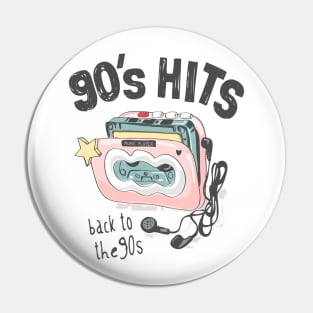 Mixing Memories: 90's Hits Revival Pin