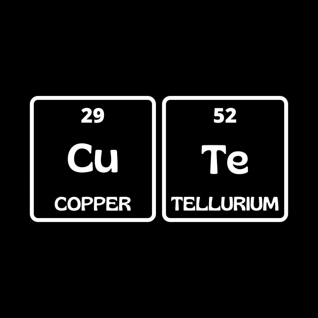 Cu Te - Cute - Periodic Table - Chemistry by KidsKingdom