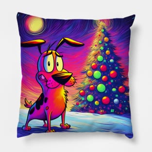 Festive Cartoon Extravaganza: Unique Animated Delights for a Merry Christmas! Pillow