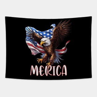 Eagle American Flag USA Flag 4th of july Merica memorial day Tapestry