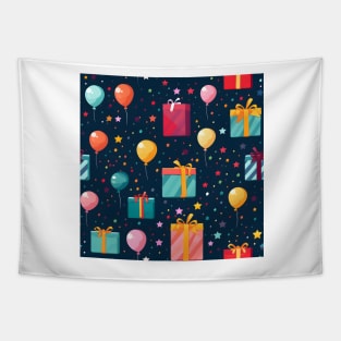 Happy Birthday Party Celebration Pattern 12 Tapestry