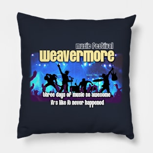 Weavermore Music Festival Pillow