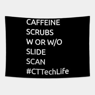 Caffeine Scrubs Slide W Or WO C Ech Life Cat Scan X Ray Tapestry