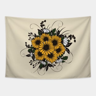 Sunflower bouquet Tapestry