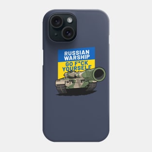 Ukraine Russia War Tank Go F*ck Yourself Phone Case