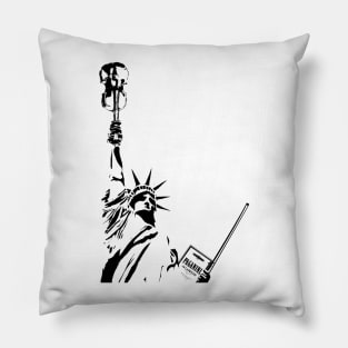 violin liberty Pillow