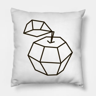 Polygonal Apple Pillow