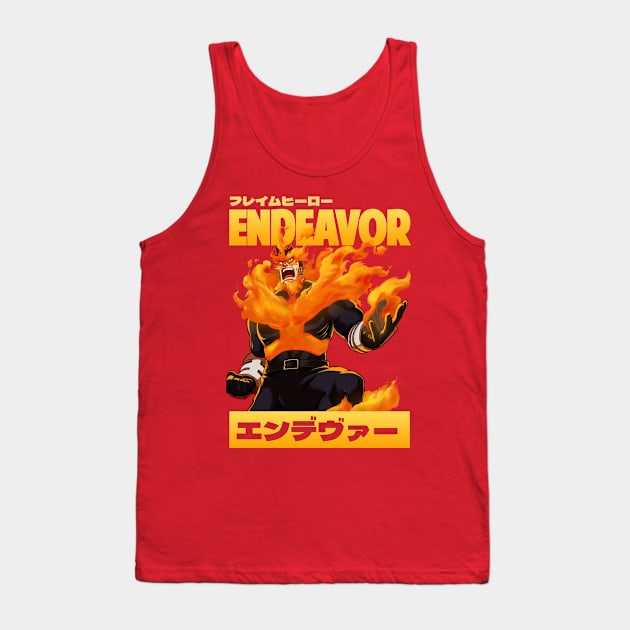 Endeavour Hand - Endeavor Boku No Hero Academia - Tank Top