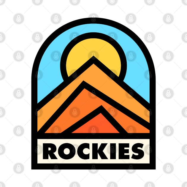 Rockies Retro Badge by modeoftravel