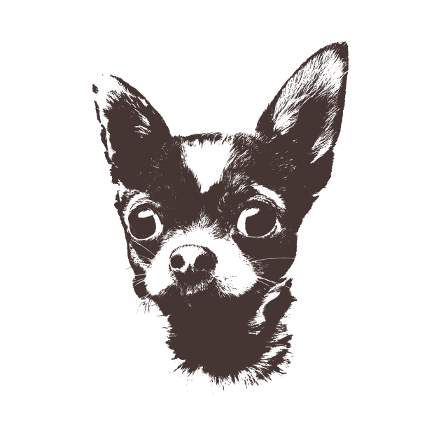 Chihuahua T-shirt - Chihuahua lovers by Manutees