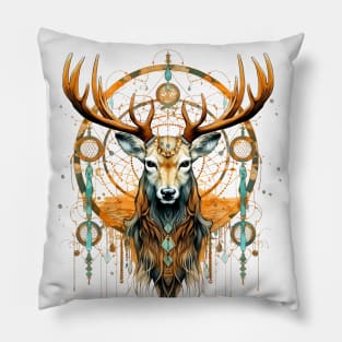 Elk Dream Catcher Pillow