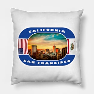 California, San Francisco City, USA Pillow