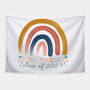 Retiring Teacher Retirement party Retired Teacher Class 2023 Tapestry