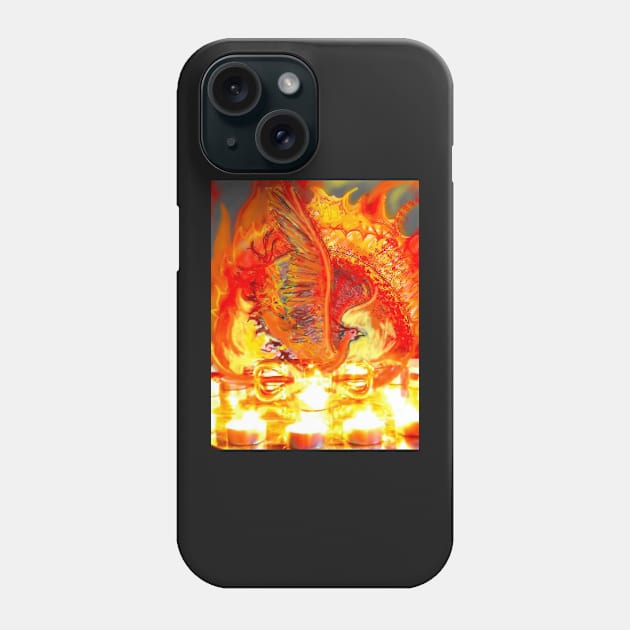 Sunbird on Vajra Phone Case by Visuddhi