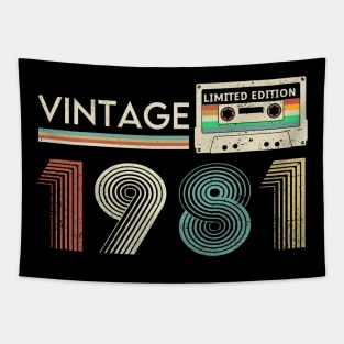 Vintage 1981 Limited Cassette Tapestry