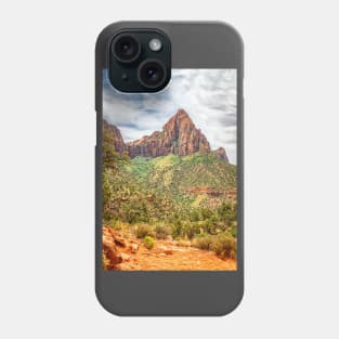 Watchman Trail View Zion National Park Phone Case