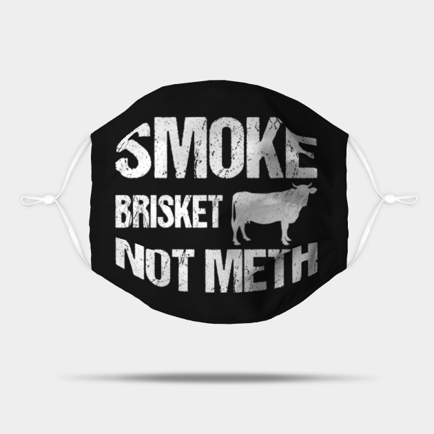 Smoke Brisket Not Meth Vintage Funny BBQ Smoke Brisket Not Meth Funny