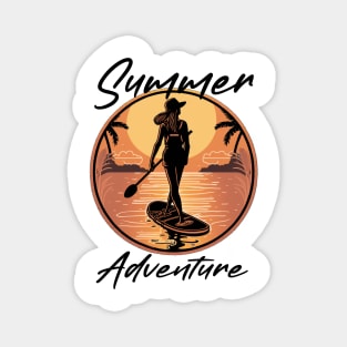 Hello Summer Adventure Magnet