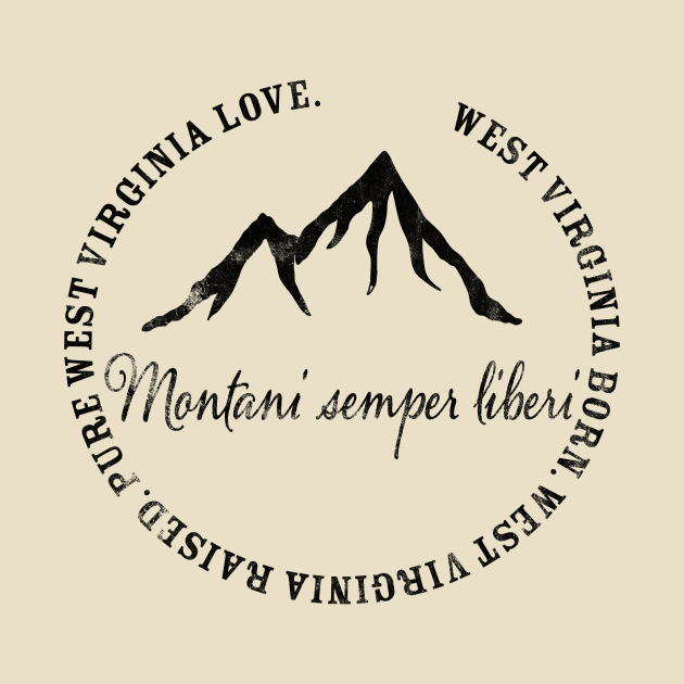 West Virginia love by Route3Designs