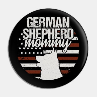 German Shepherd Mommy Pin