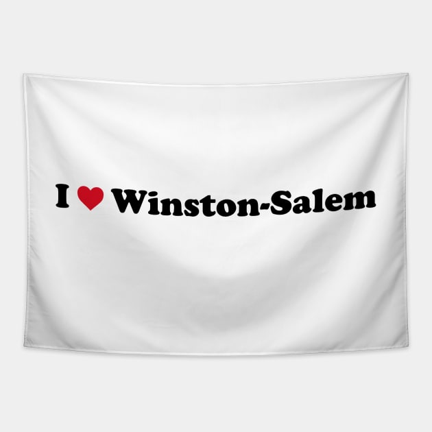 I Love Winston-Salem Tapestry by Novel_Designs