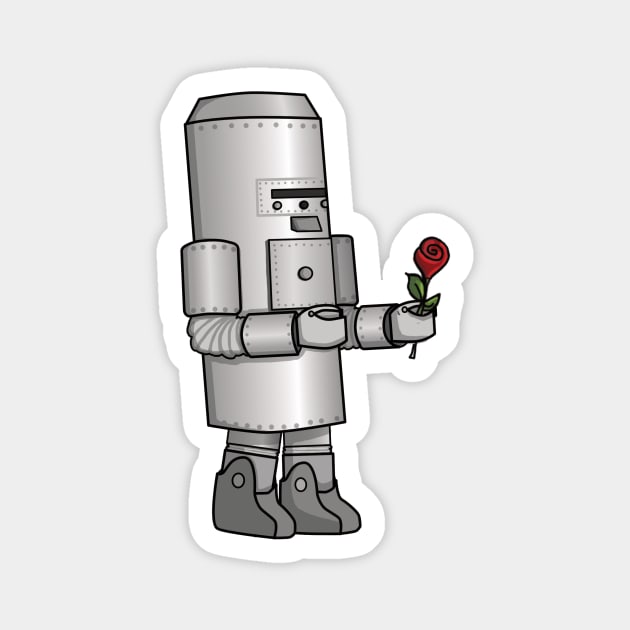 Even Satan's Robot can dream of love... (No background version) Magnet by Amalgam000